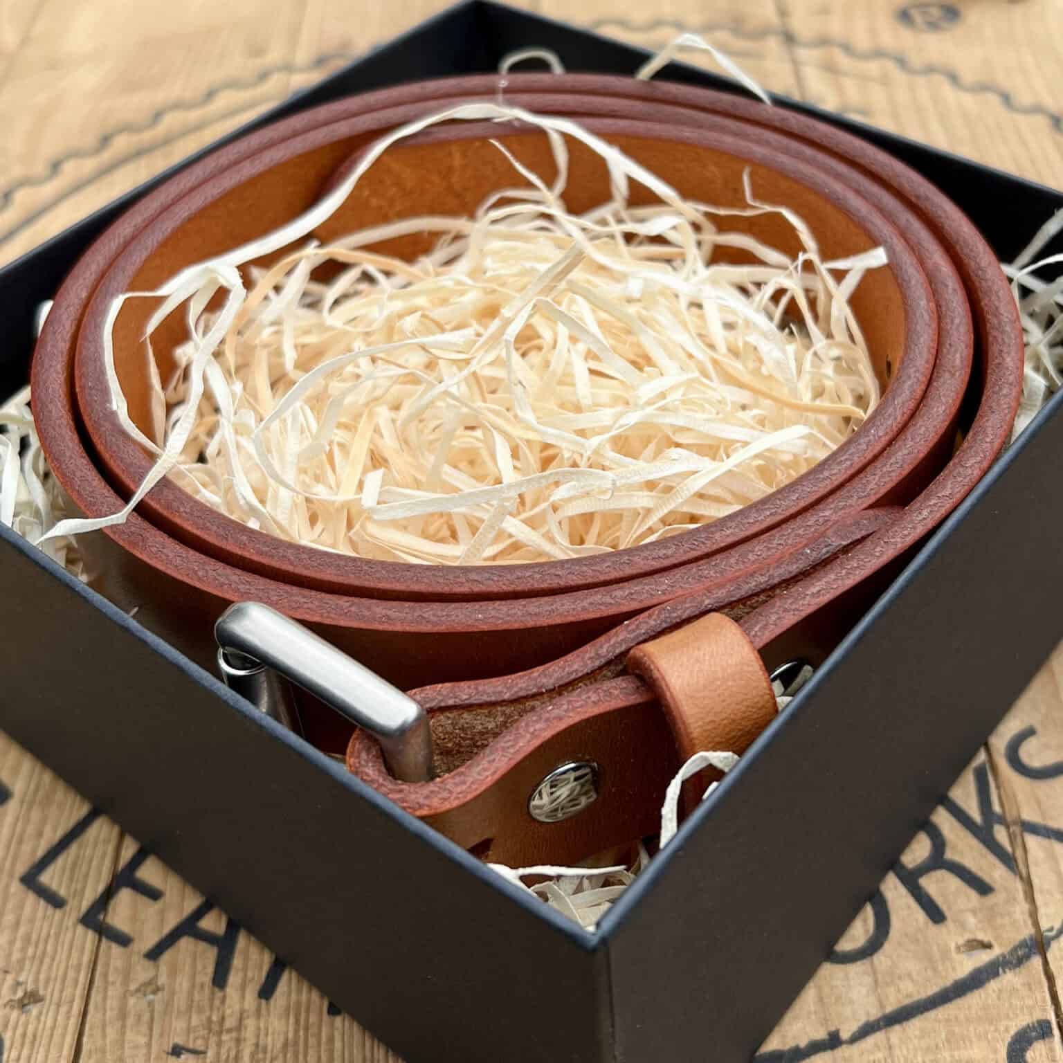 Slim Belt - Harness Tan/Nickel