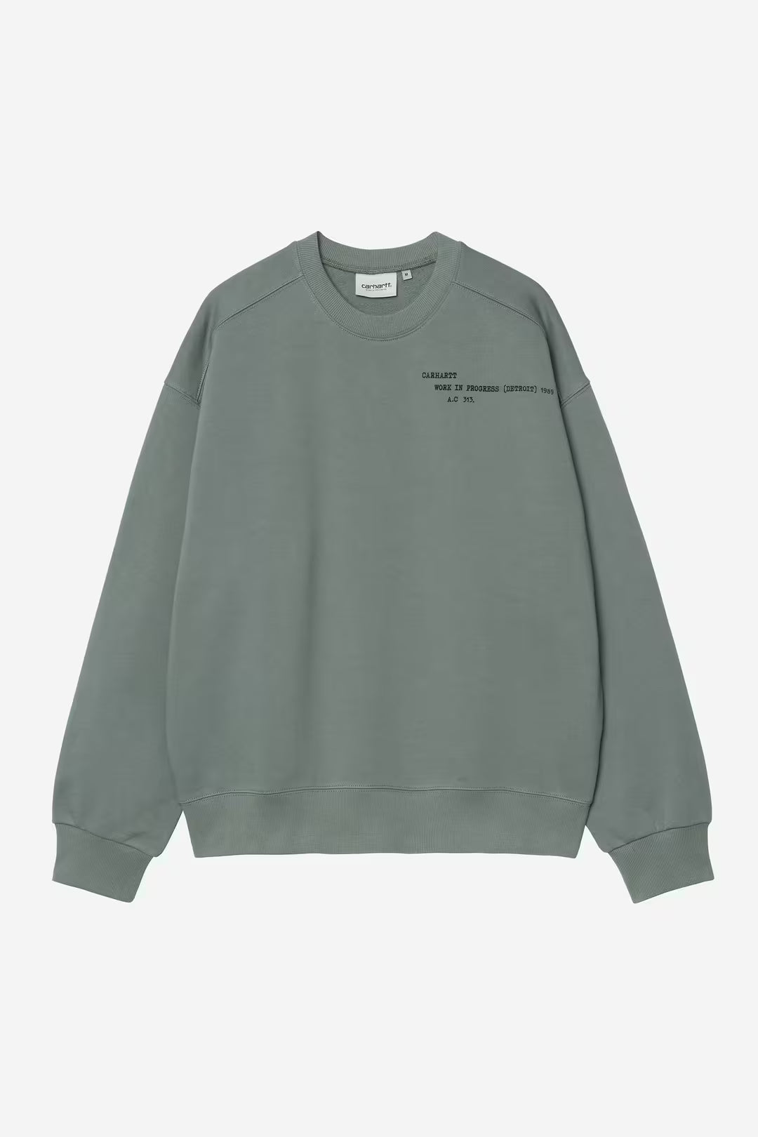 Punched Sweatshirt - Velvet Green