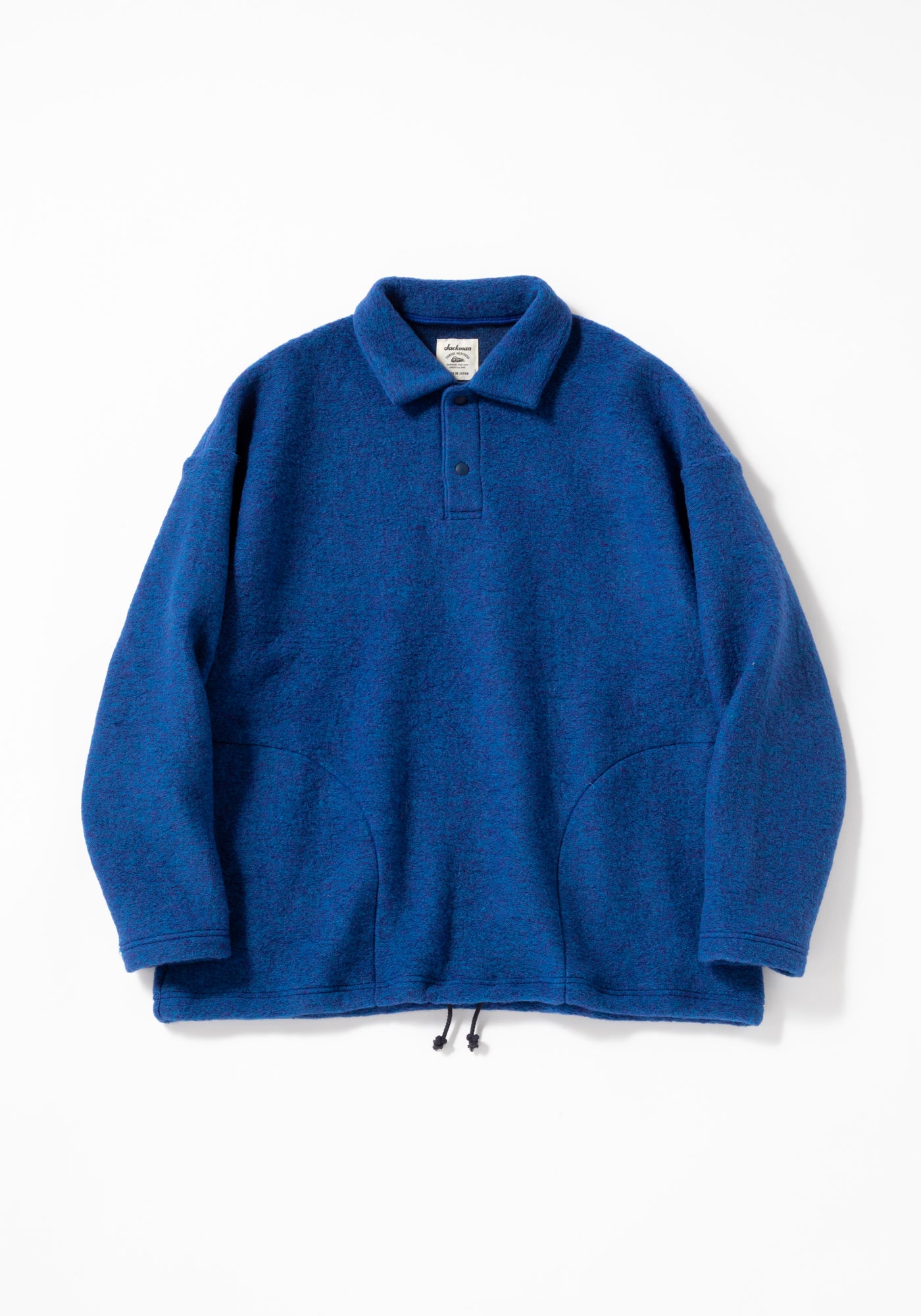 Wool Himo Polo - Blue